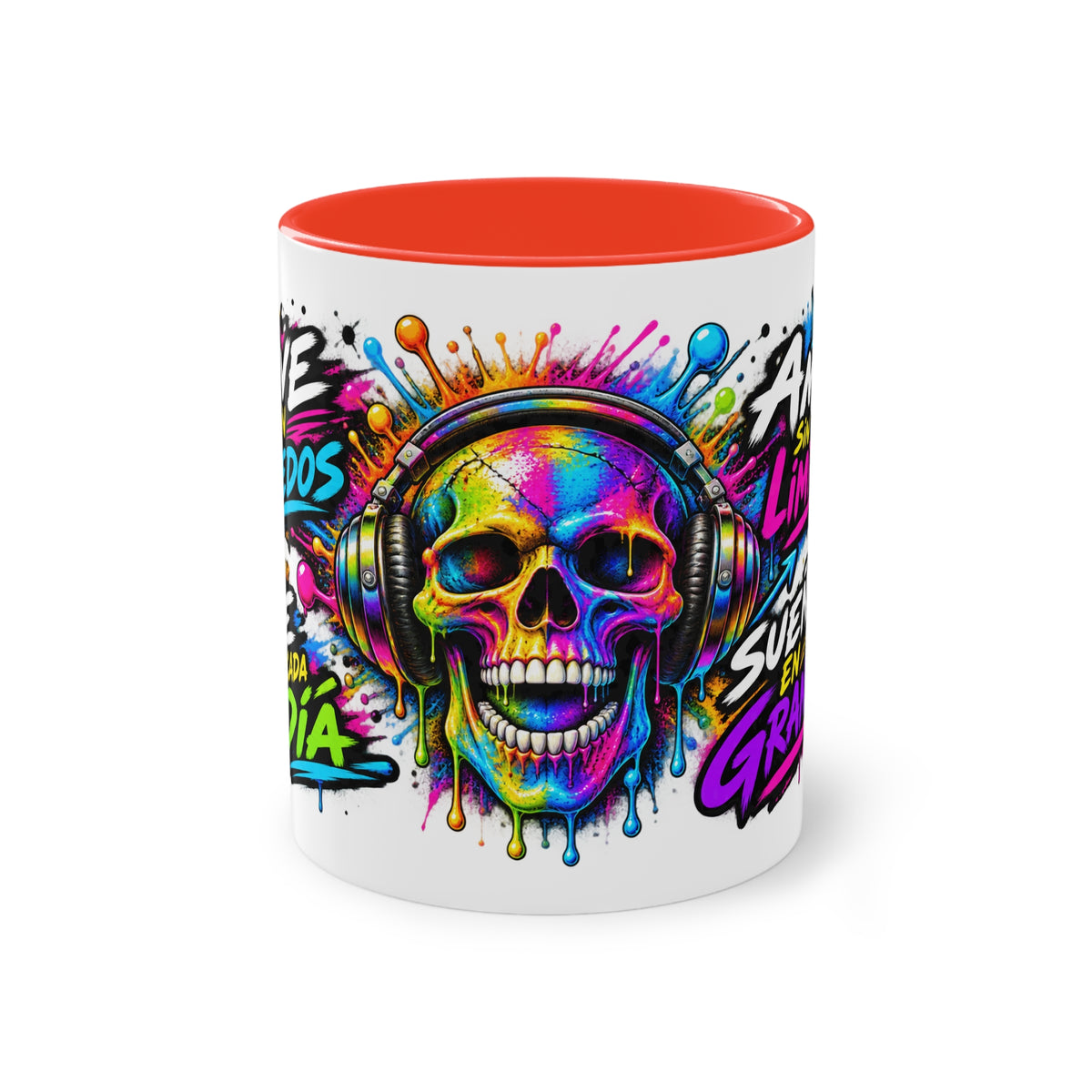 Taza Calavera Vive Sin Miedos | Detallia