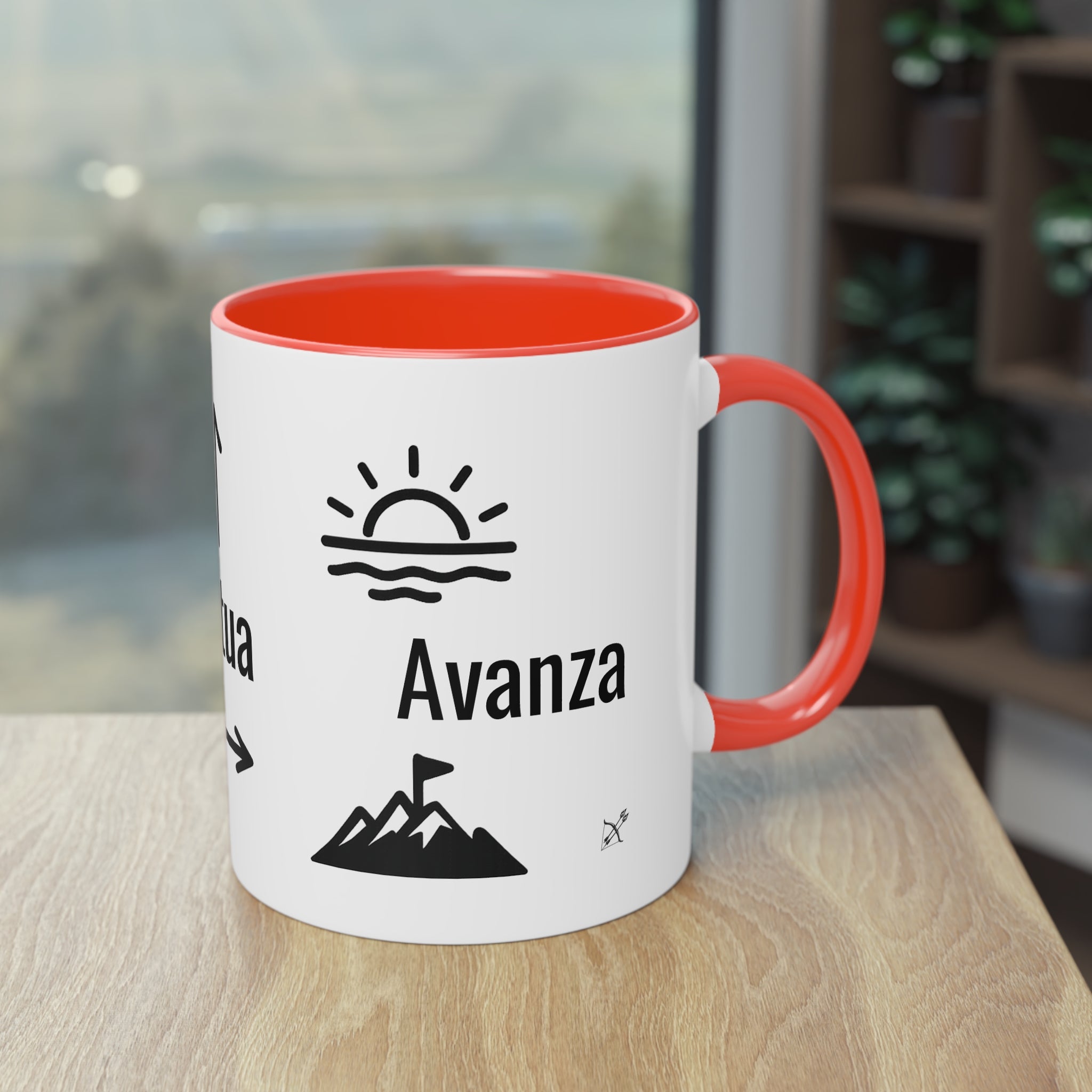 Taza "Acepta, Actúa, Avanza" | Detallia