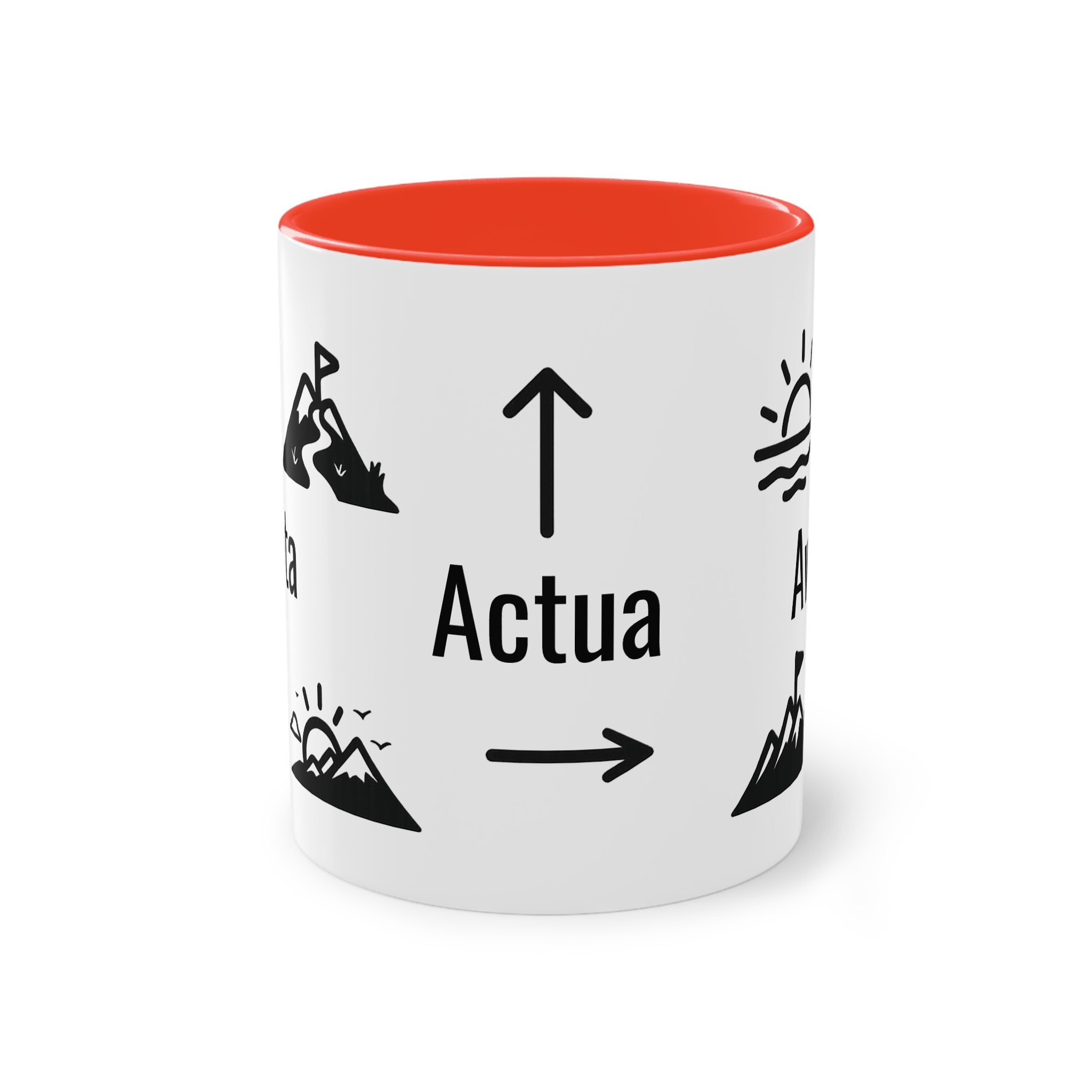 Taza "Acepta, Actúa, Avanza" | Detallia