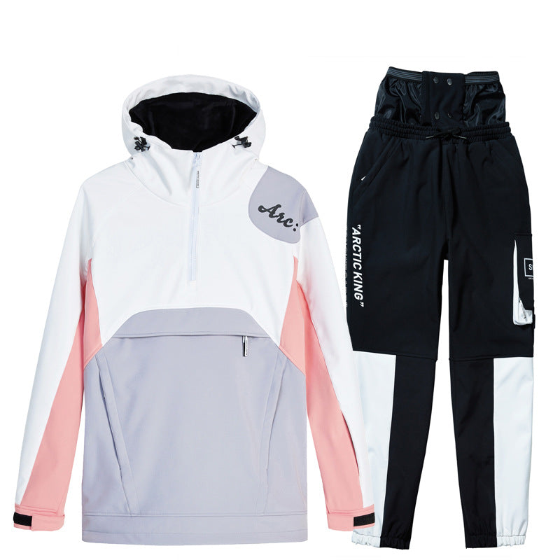 Conjunto de Esquí Cortavientos de Invierno