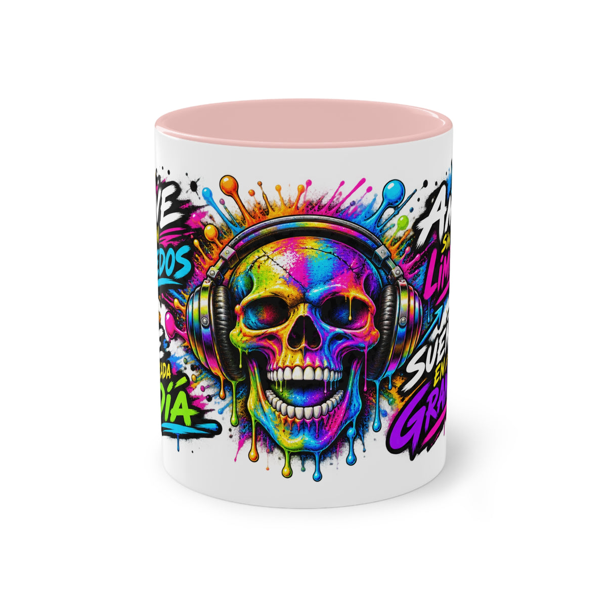 Taza Calavera Vive Sin Miedos | Detallia