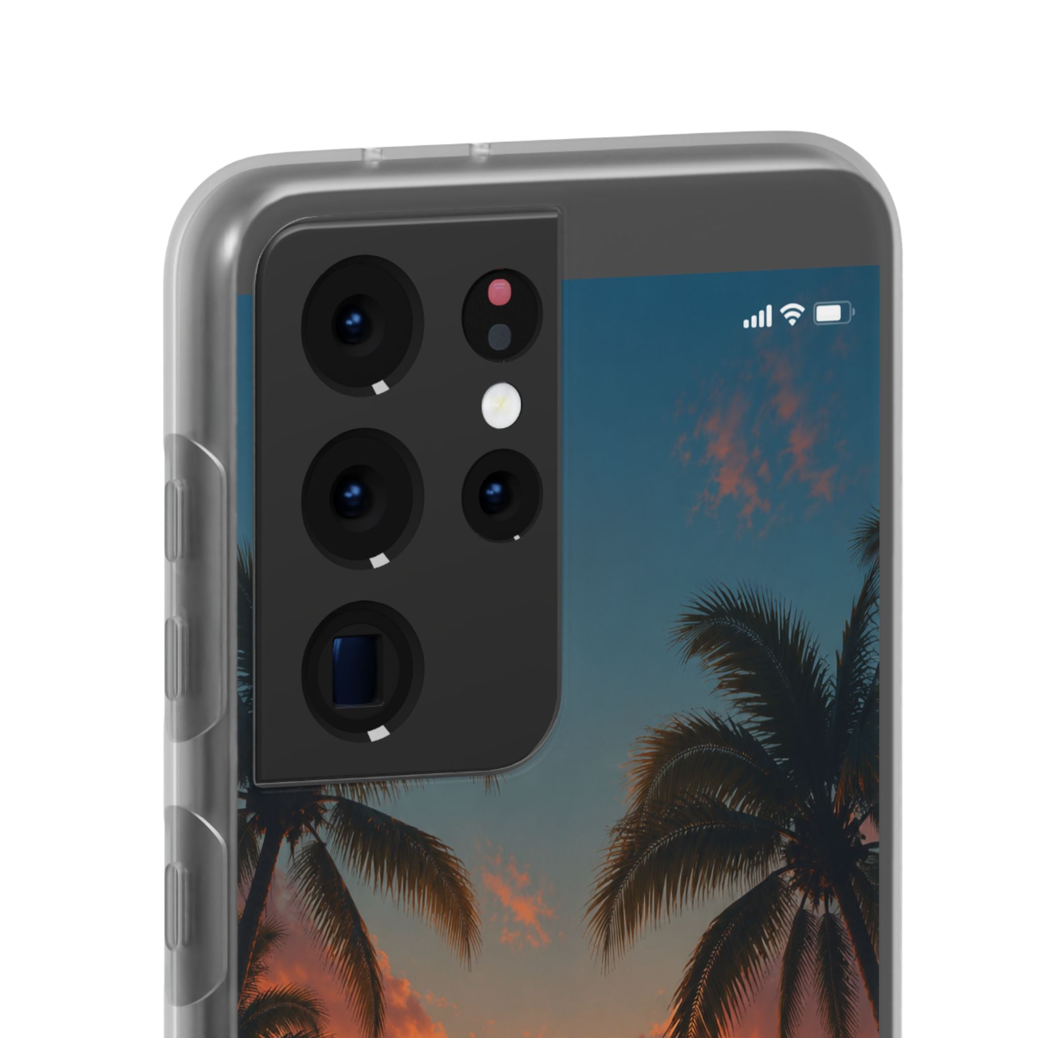 Funda Móvil Llamada Atardecer Tropical | Detallia