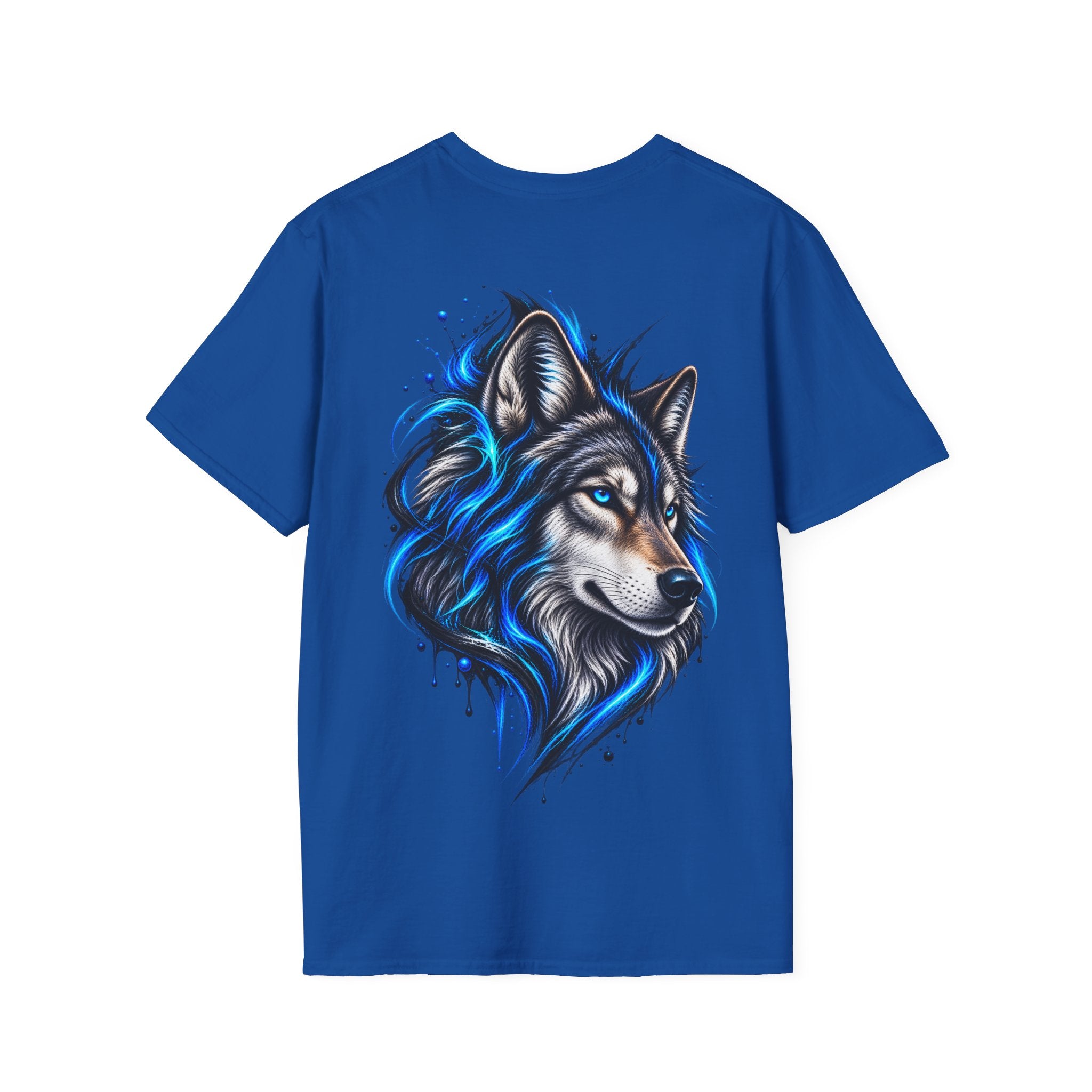 Camiseta Lobo Azul Místico - variante de color disponible