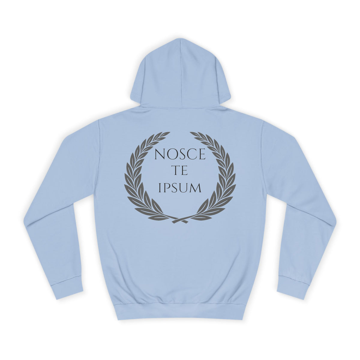 Sudadera Estoica "Nosce Te Ipsum" | Diseño Clásico con Corona de Laurel | Detallia