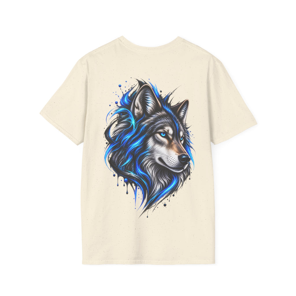 Camiseta Lobo Azul Místico - variante de color disponible