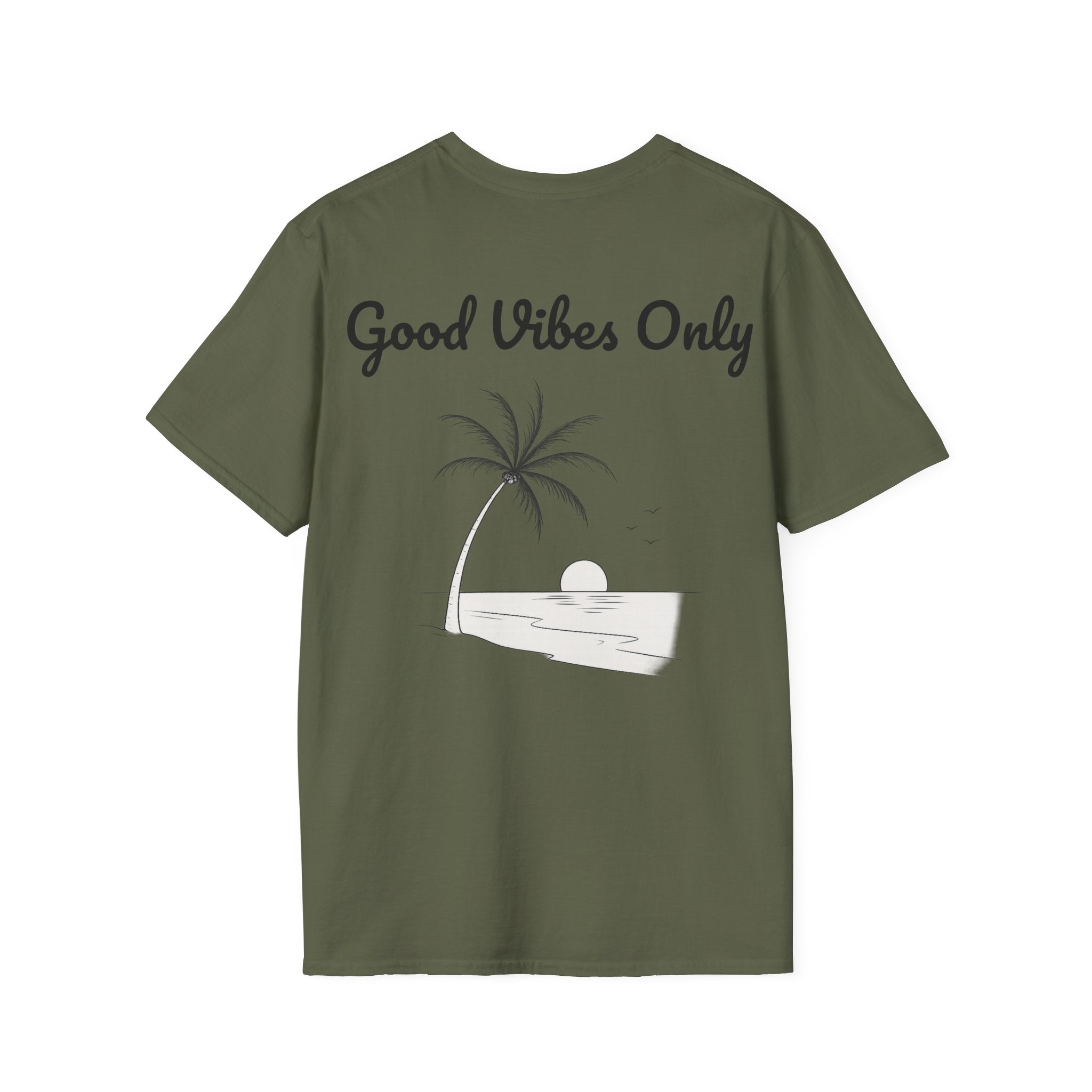 Camiseta Minimalista "Good Vibes Only" | Detallia