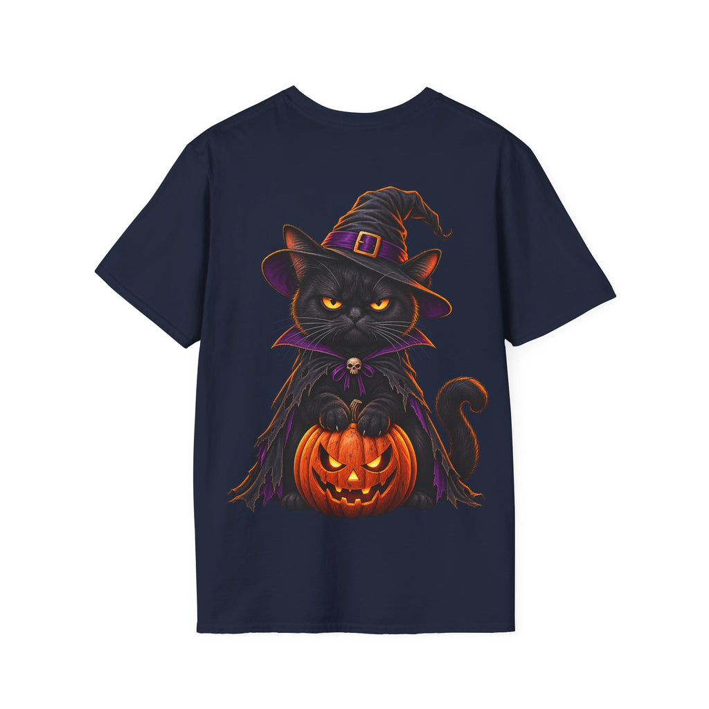 Camiseta Gato Brujo de Halloween | Detallia