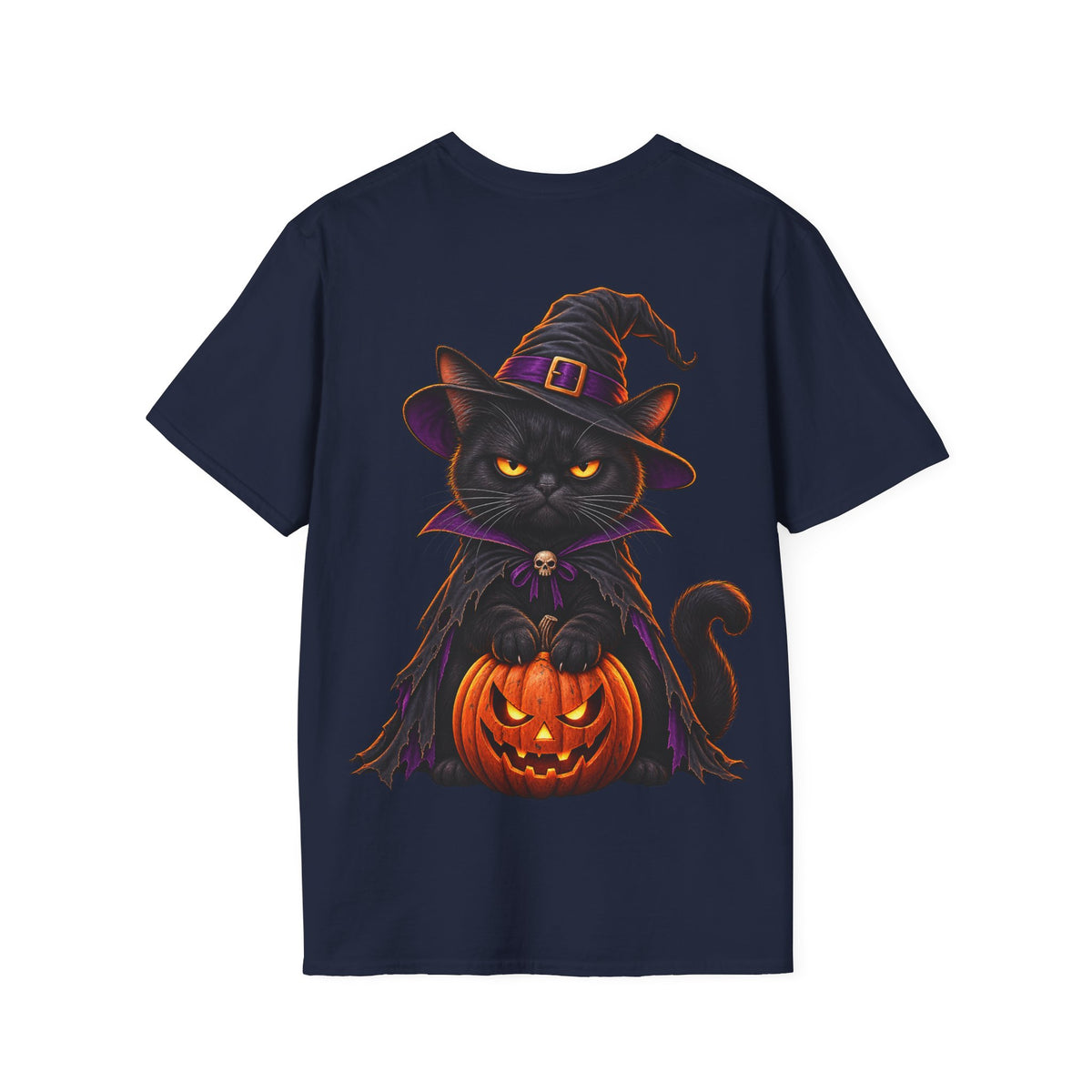 Camiseta Gato Brujo de Halloween | Detallia