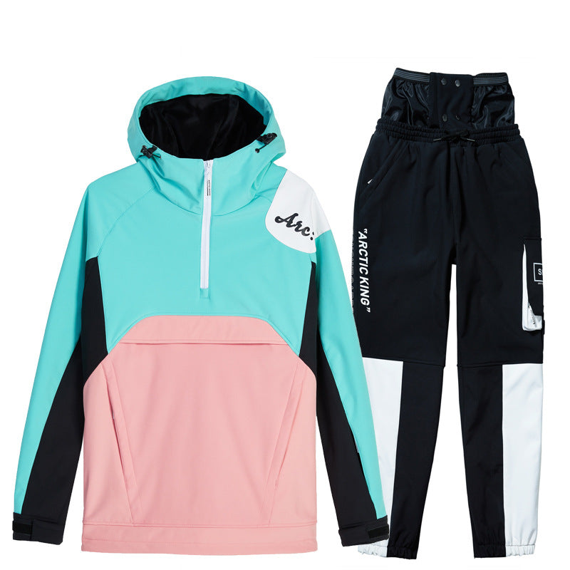 Conjunto de Esquí Cortavientos de Invierno