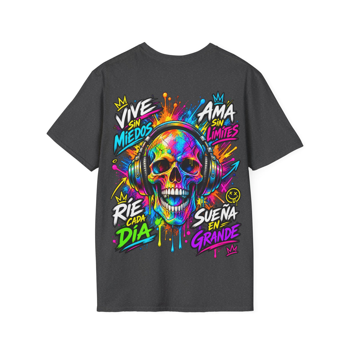 Camiseta Calavera Vive Sin Miedos | Detallia