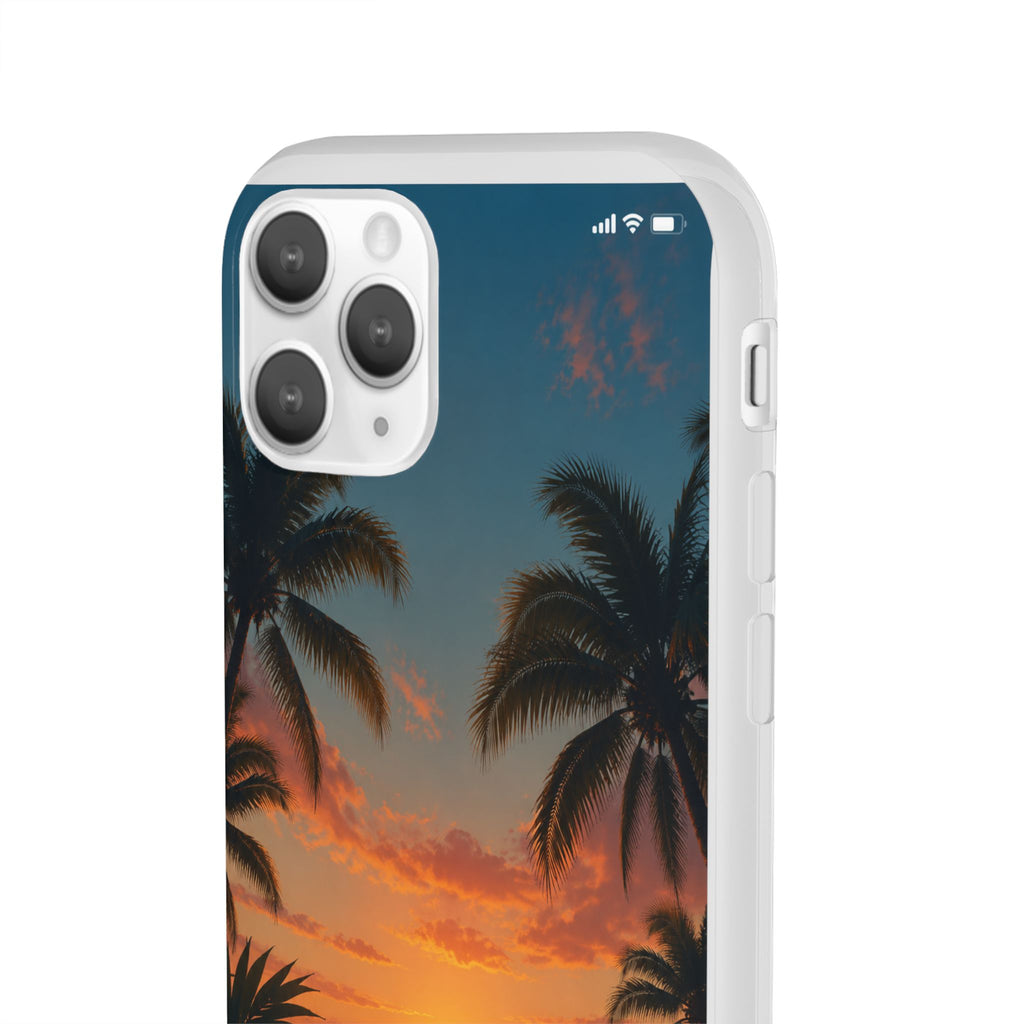 Funda Móvil Llamada Atardecer Tropical | Detallia