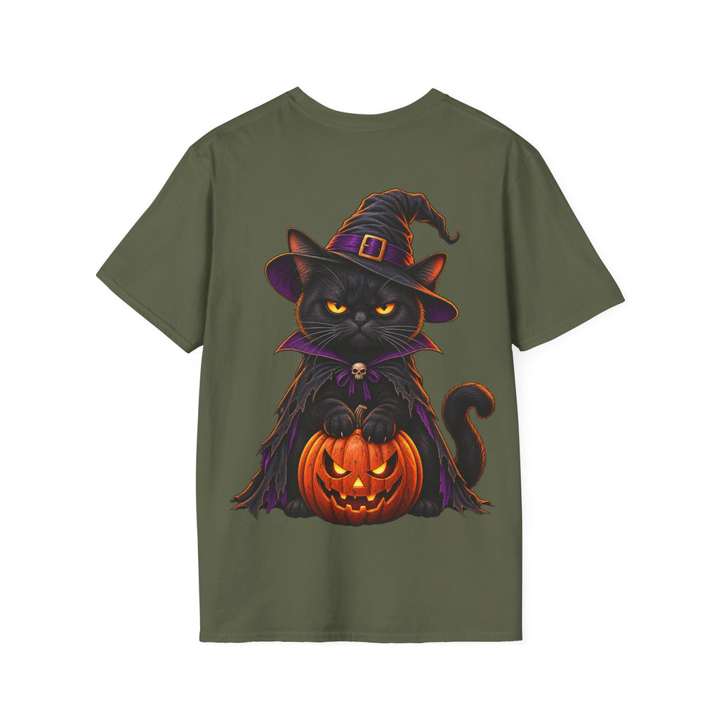 Camiseta Gato Brujo de Halloween | Detallia