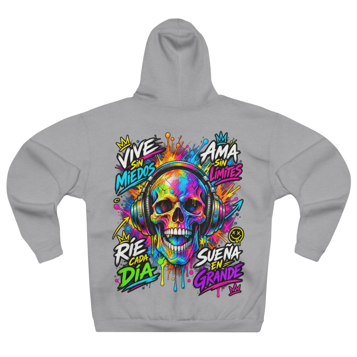 Sudadera Calavera Vive Sin Miedos | Detallia