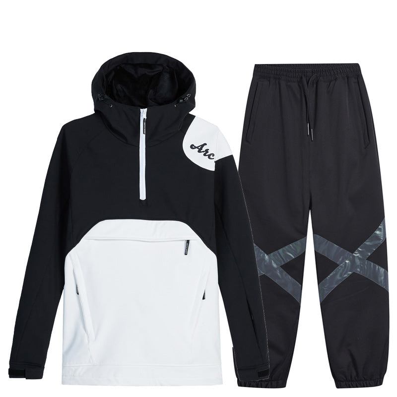 Conjunto de Esquí Cortavientos de Invierno