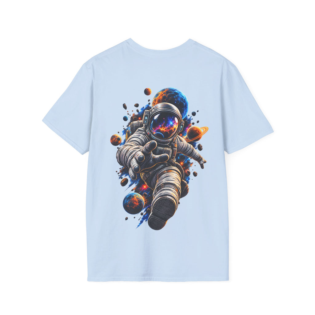 Camiseta Astronauta Cósmico - vista frontal del estampado