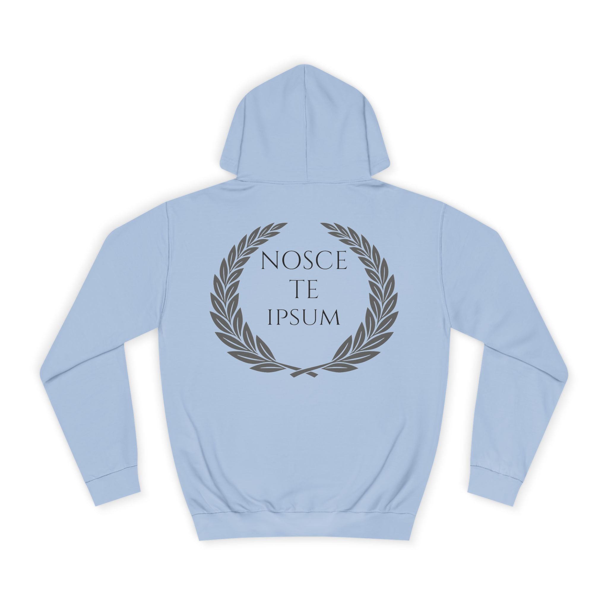 Sudadera Estoica "Nosce Te Ipsum" | Diseño Clásico con Corona de Laurel | Detallia