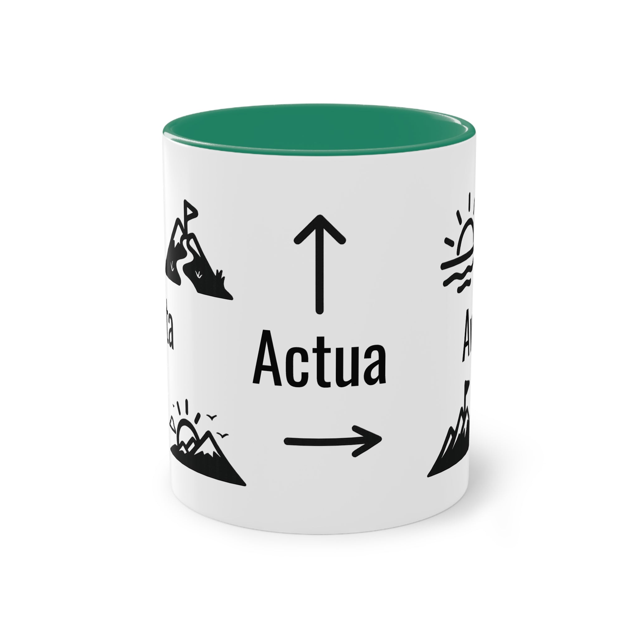 Taza "Acepta, Actúa, Avanza" | Detallia