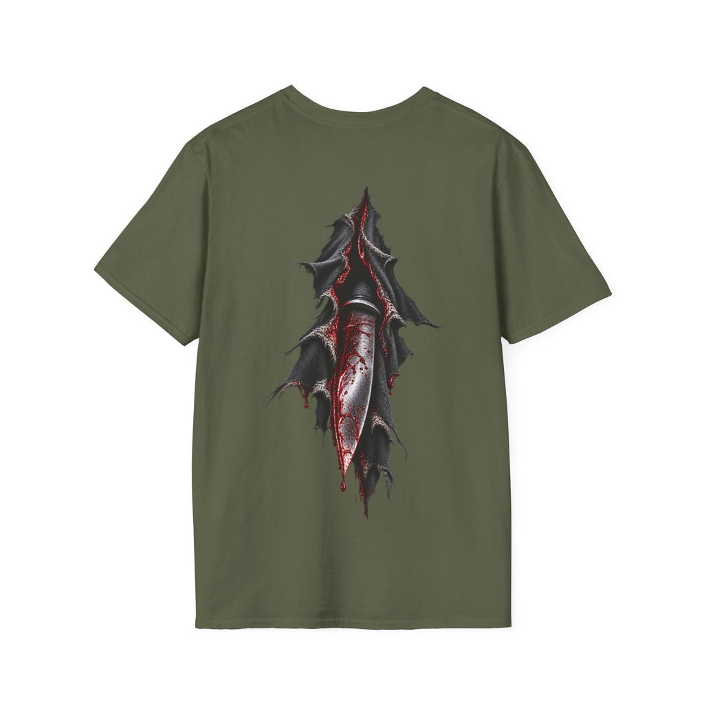 Camiseta Cuchillo Ensangrentado | Detallia