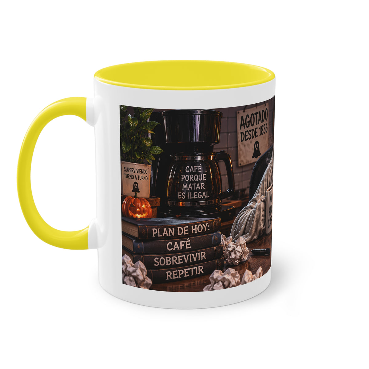 Taza No Hay Café de Halloween | Detallia