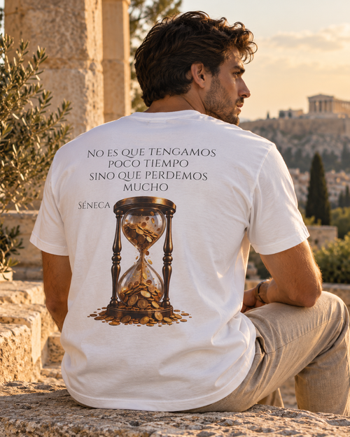 Camiseta El Tiempo Que Perdemos - vista de espaldas