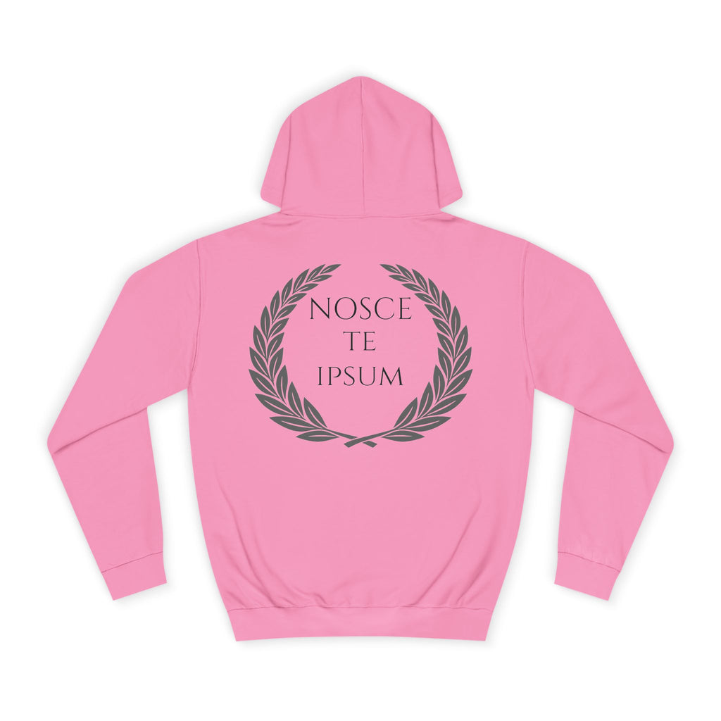 Sudadera Estoica "Nosce Te Ipsum" | Diseño Clásico con Corona de Laurel | Detallia