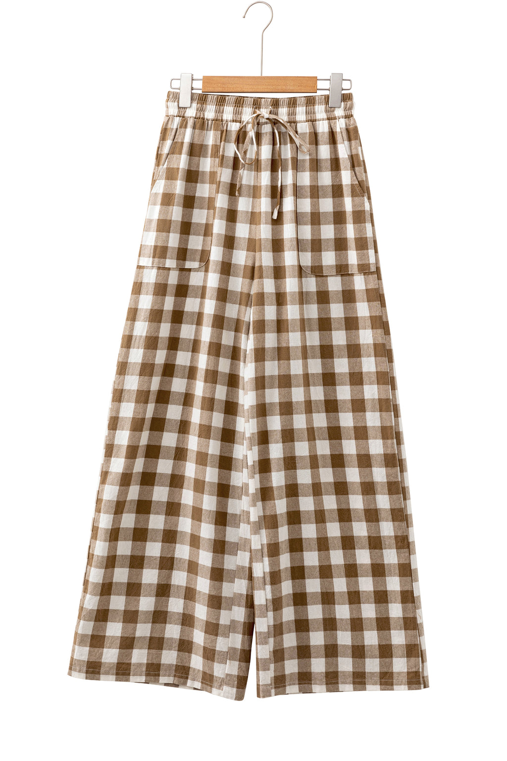 Pantalón de Cuadros Vichy con Cintura Elástica | Detallia