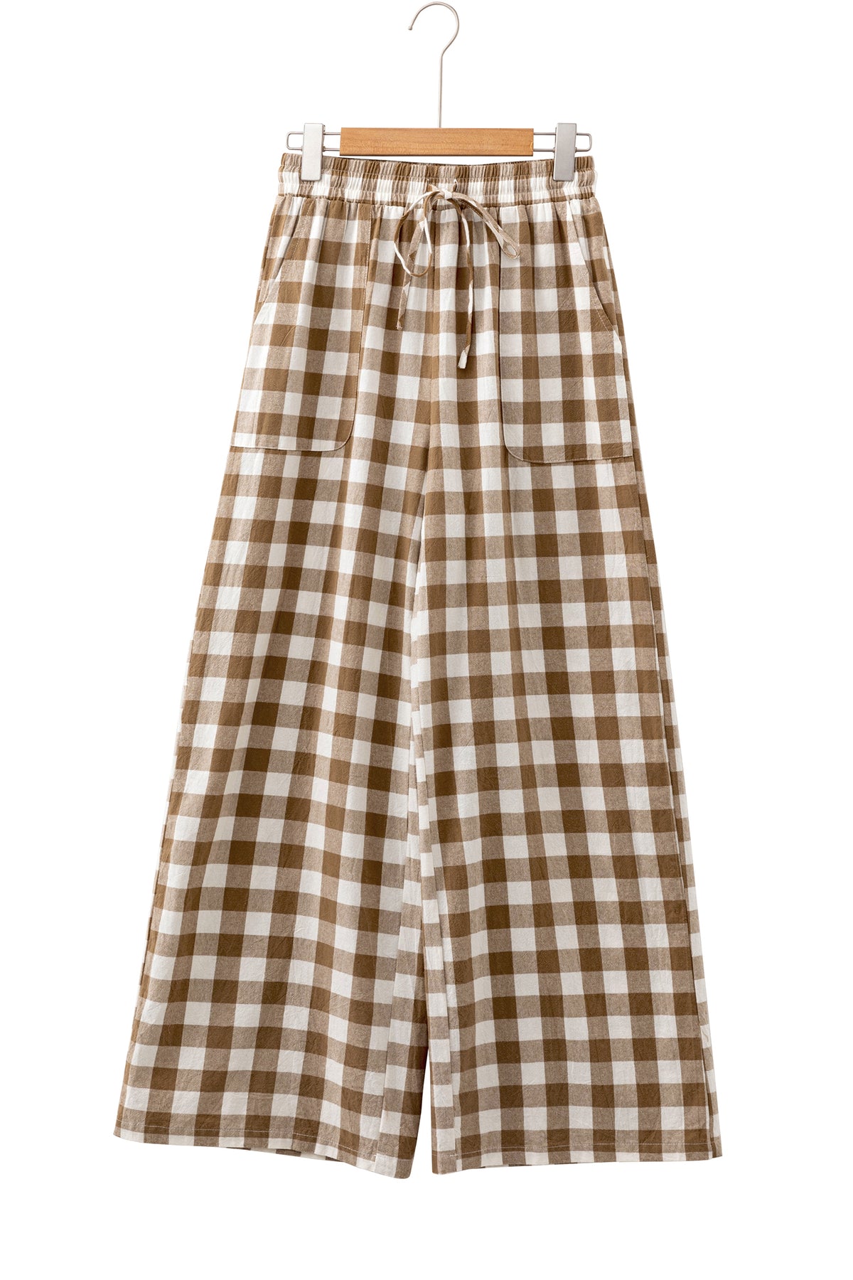 Pantalón de Cuadros Vichy con Cintura Elástica | Detallia