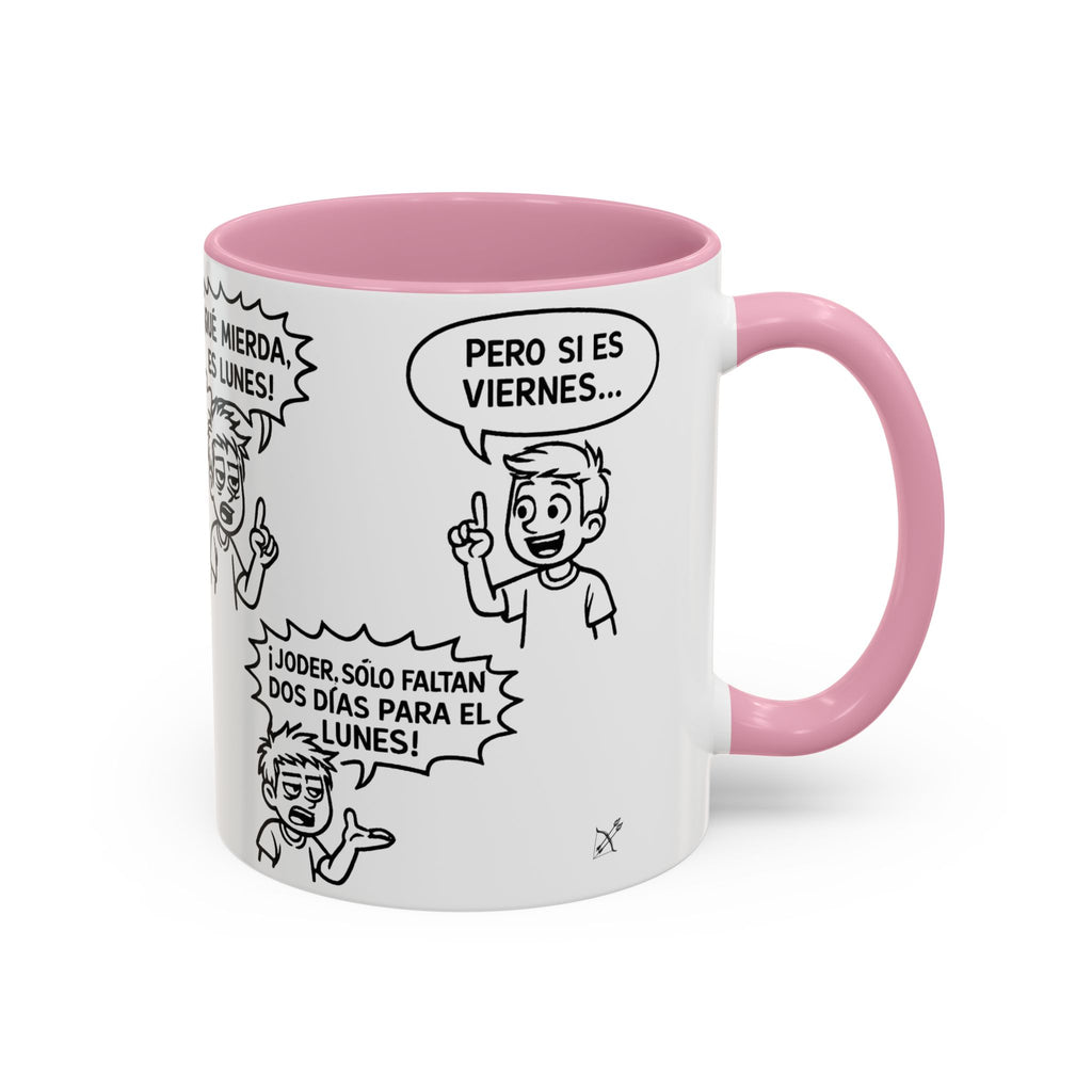 Taza "¡Qué Mierda, Es Lunes!" | Detallia