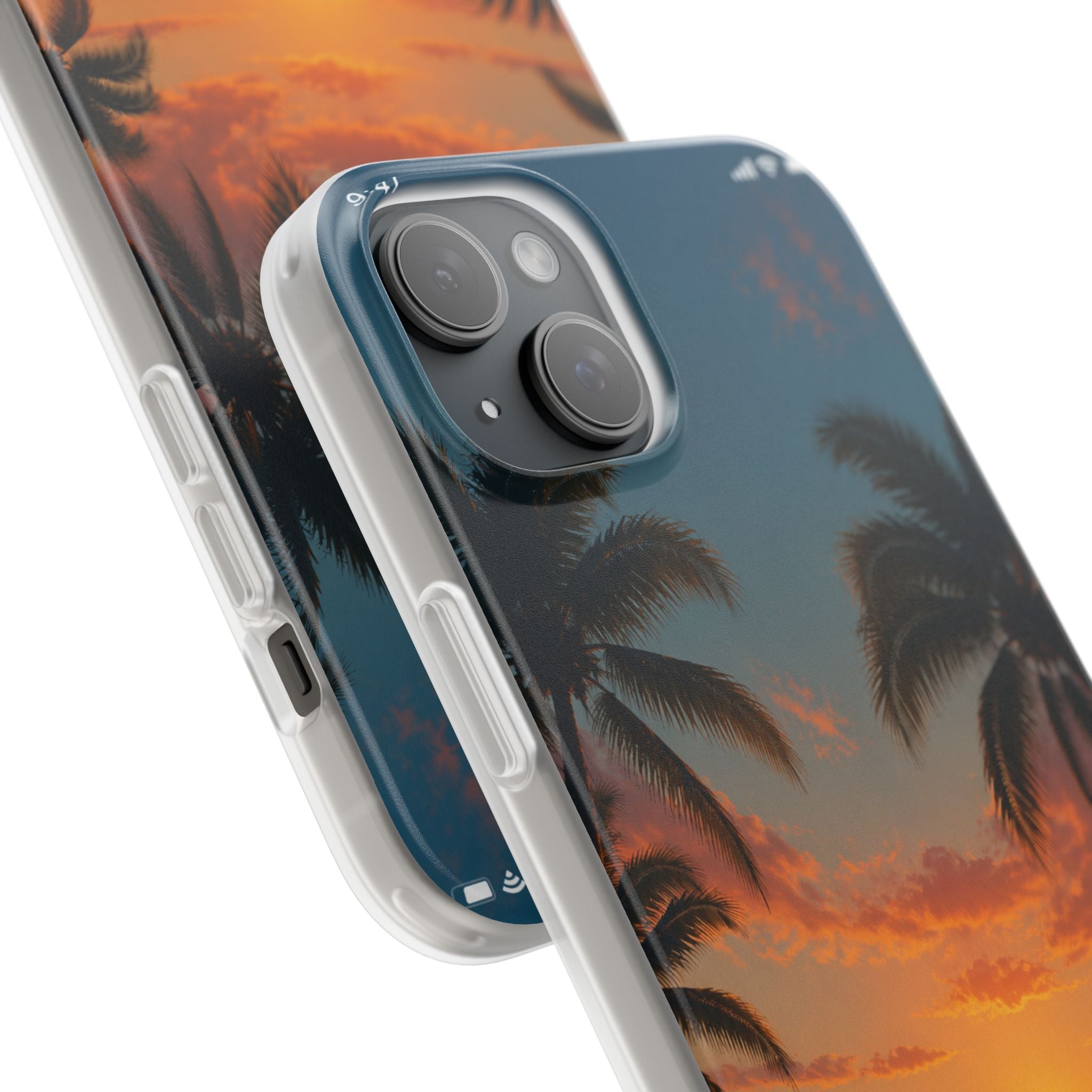 Funda Móvil Llamada Atardecer Tropical | Detallia