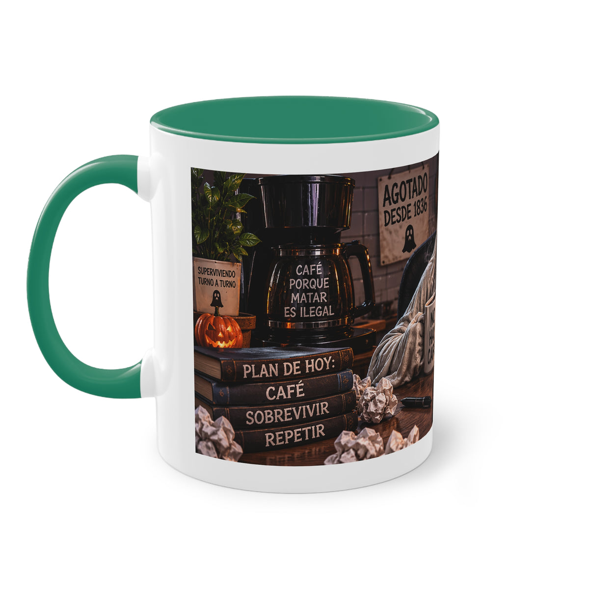 Taza No Hay Café de Halloween | Detallia