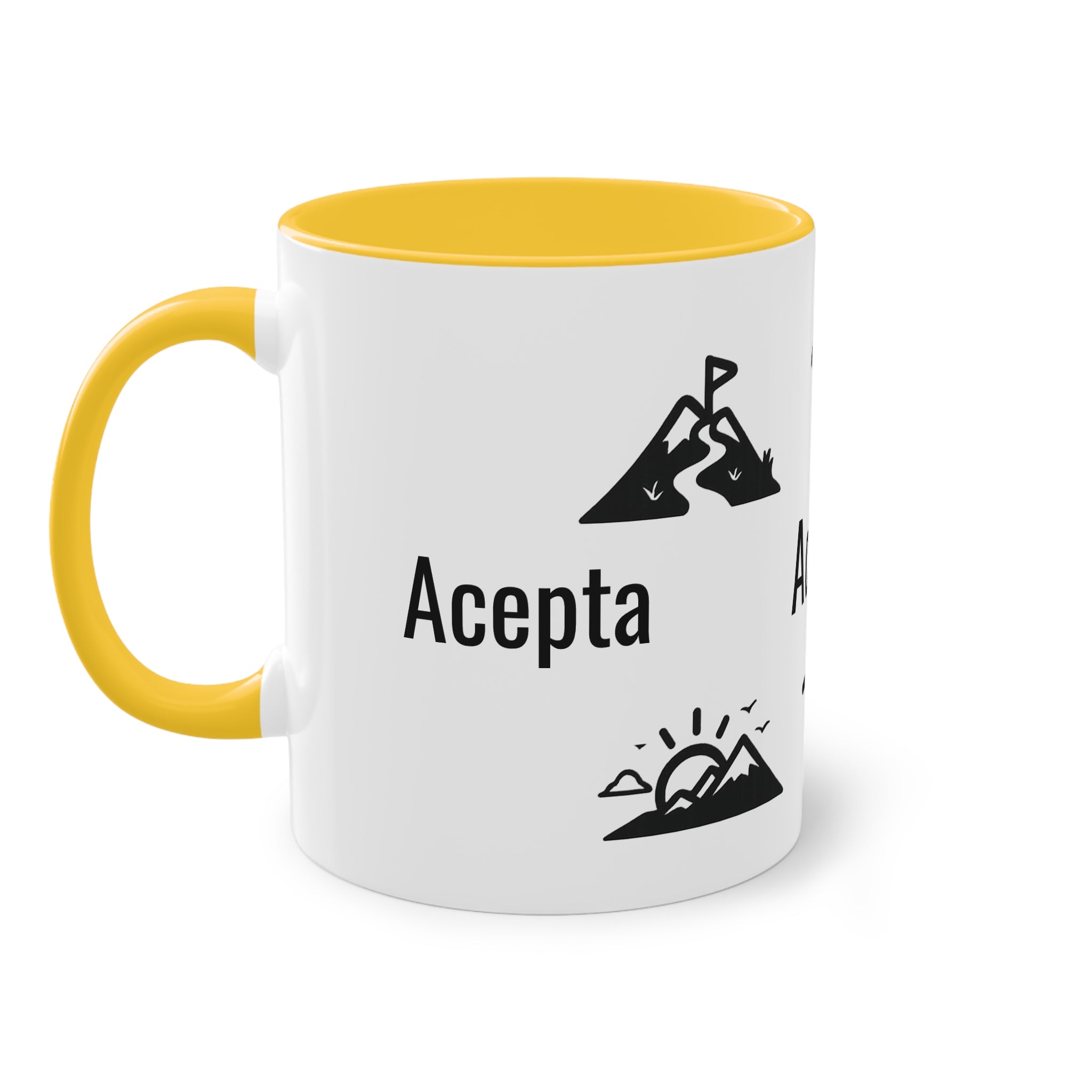 Taza "Acepta, Actúa, Avanza" | Detallia