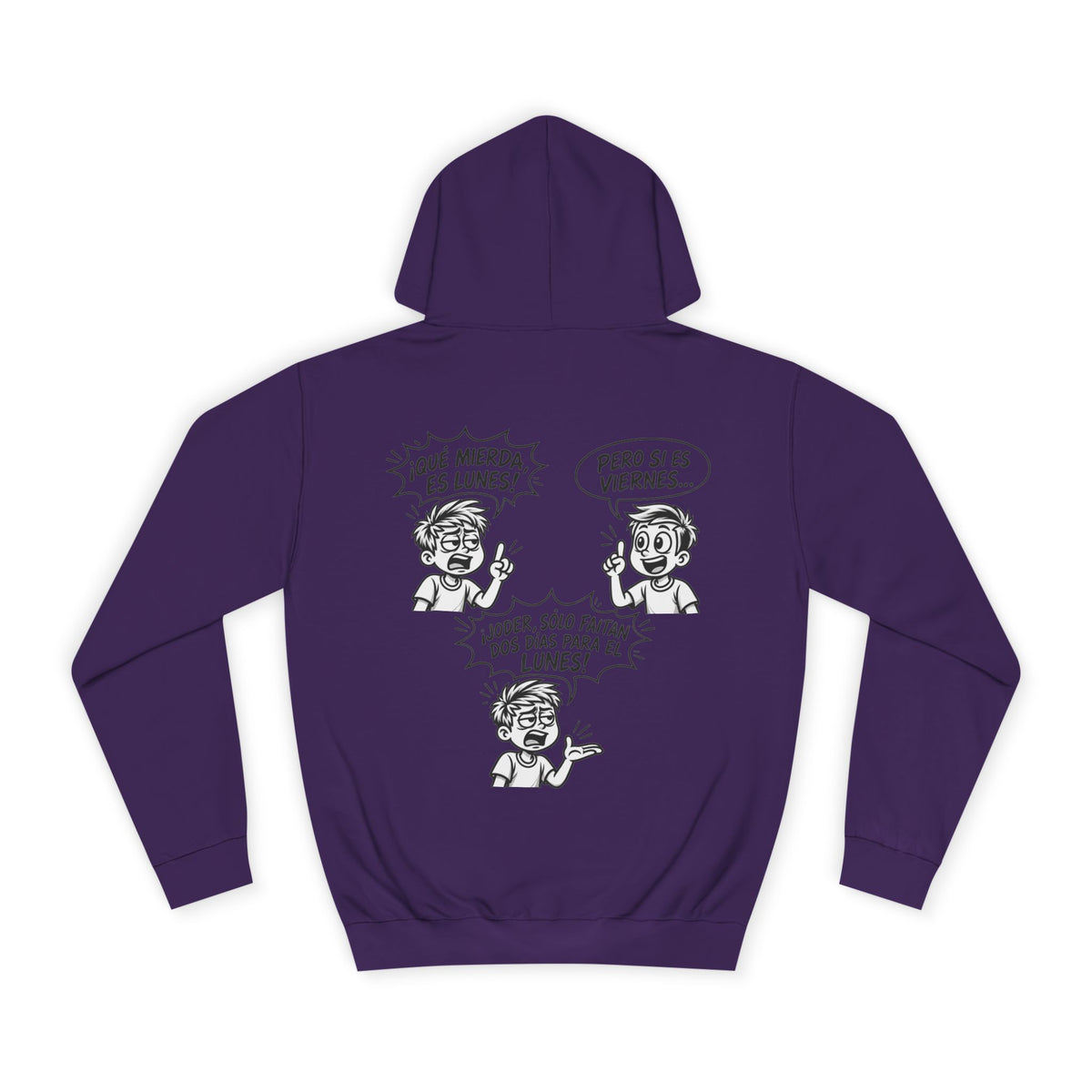 Sudadera "¡Qué Mierda, Es Lunes!" | Detallia