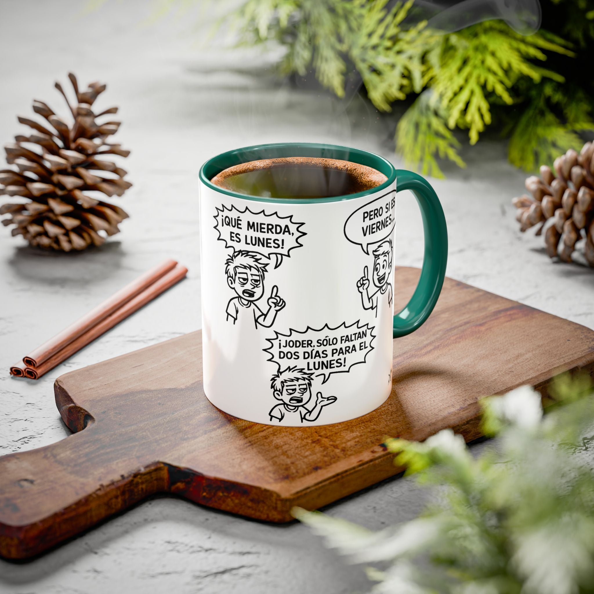 Taza "¡Qué Mierda, Es Lunes!" | Detallia