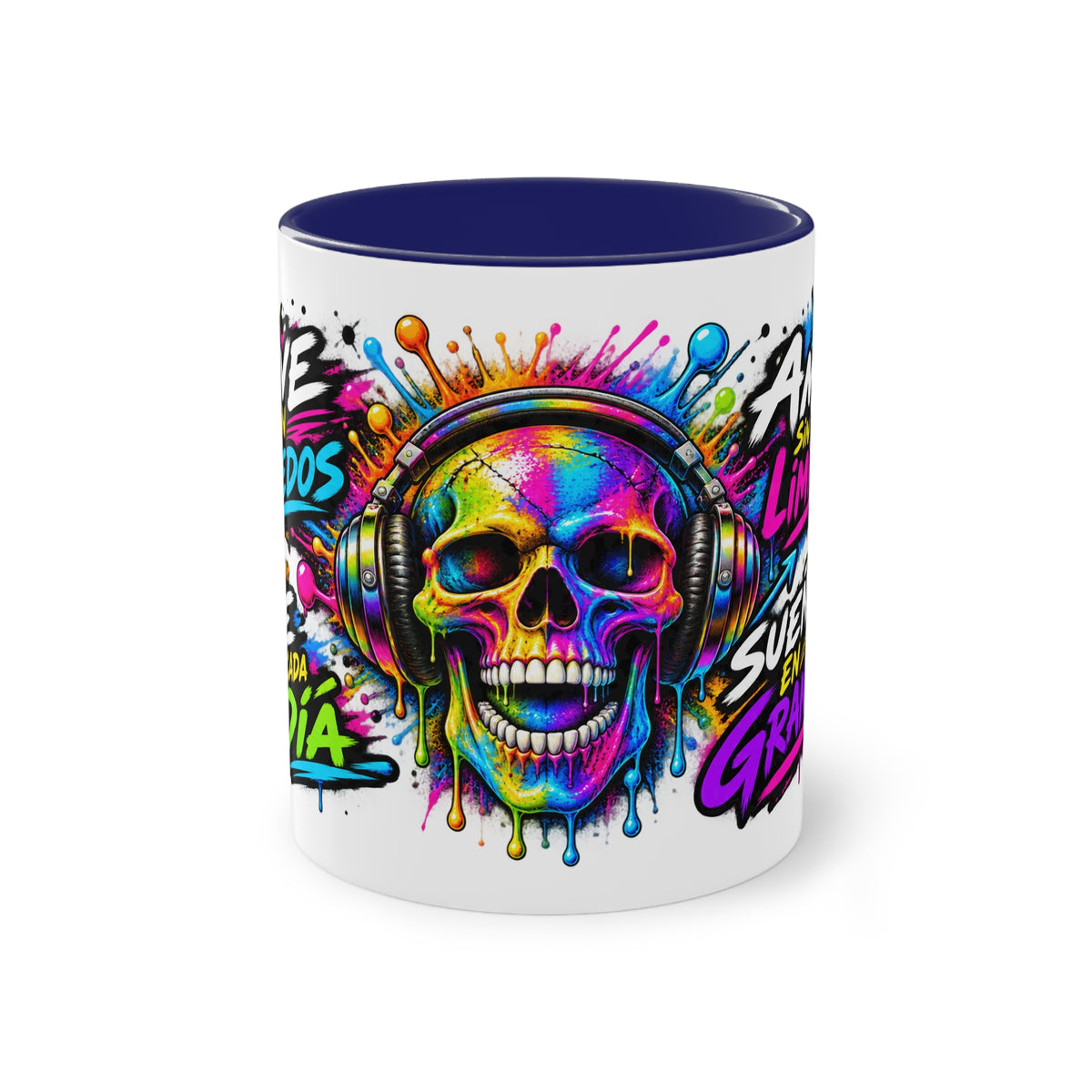 Taza Calavera Vive Sin Miedos | Detallia