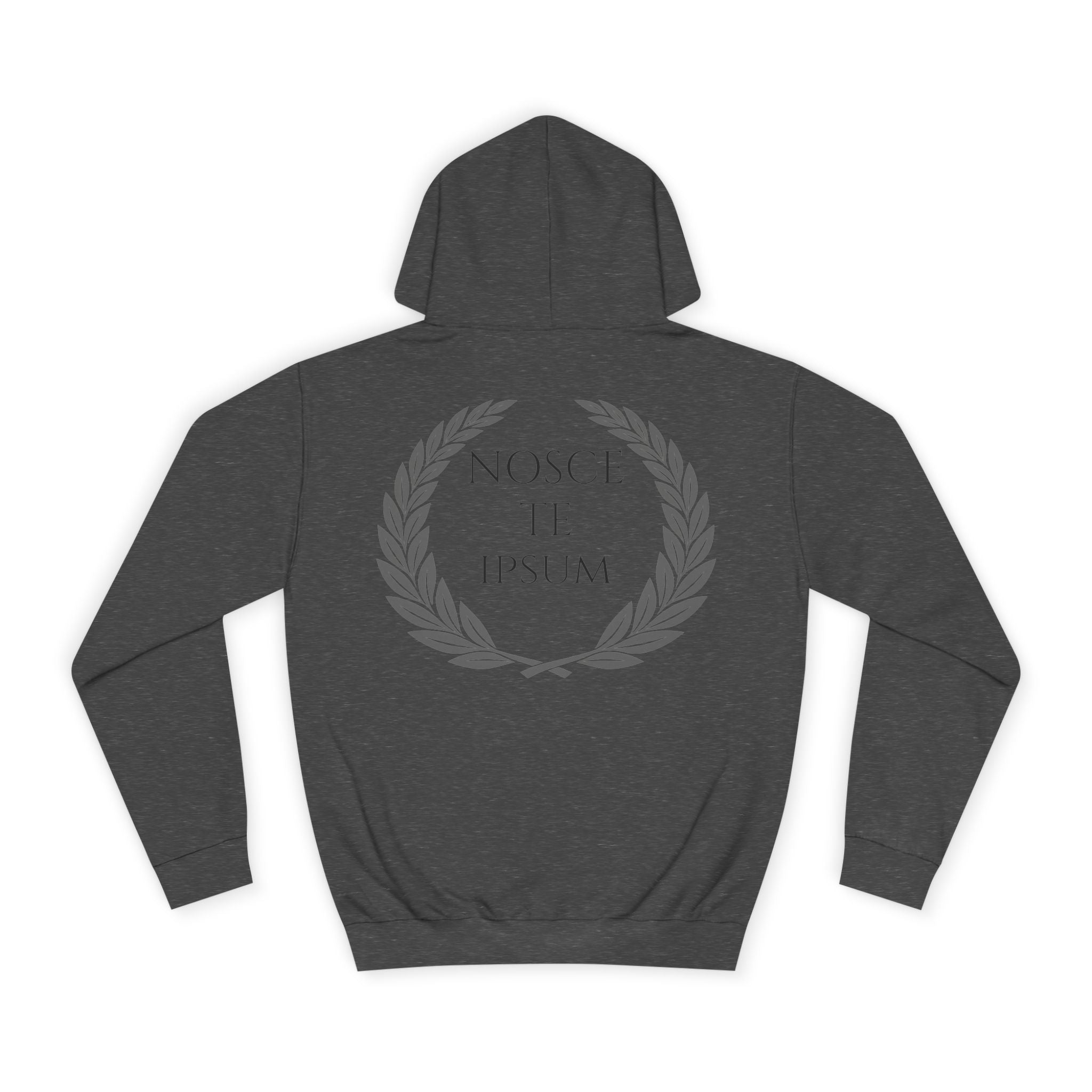 Sudadera Estoica "Nosce Te Ipsum" | Diseño Clásico con Corona de Laurel | Detallia