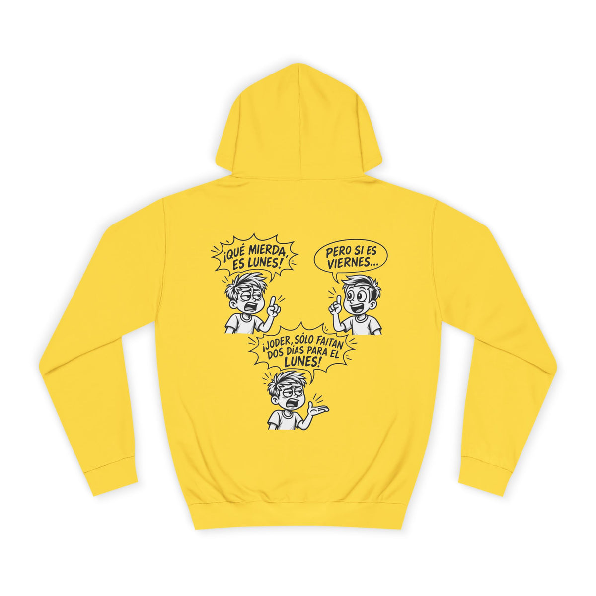 Sudadera "¡Qué Mierda, Es Lunes!" | Detallia