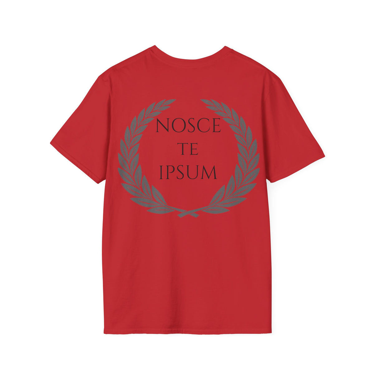 Camiseta Estoica "Nosce Te Ipsum" | Diseño Clásico con Corona de Laurel | Detallia