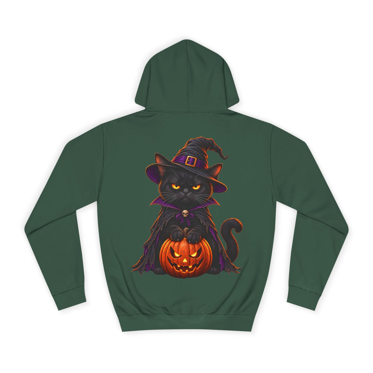 Sudadera Gato Brujo de Halloween | Detallia