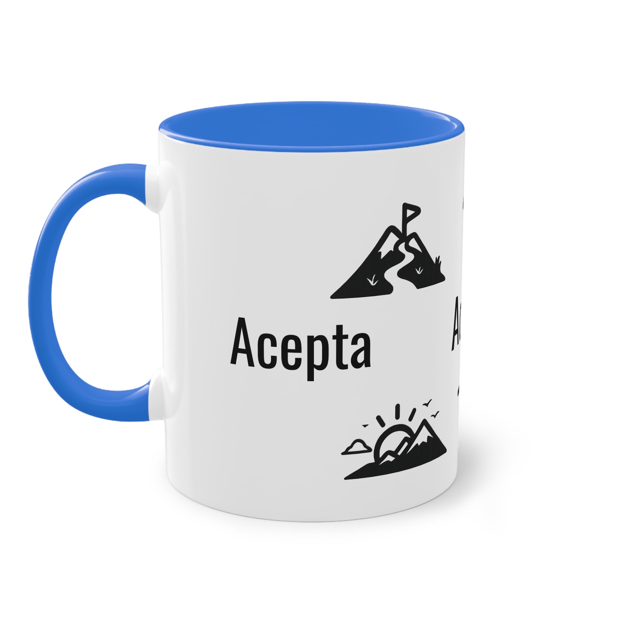 Taza "Acepta, Actúa, Avanza" | Detallia