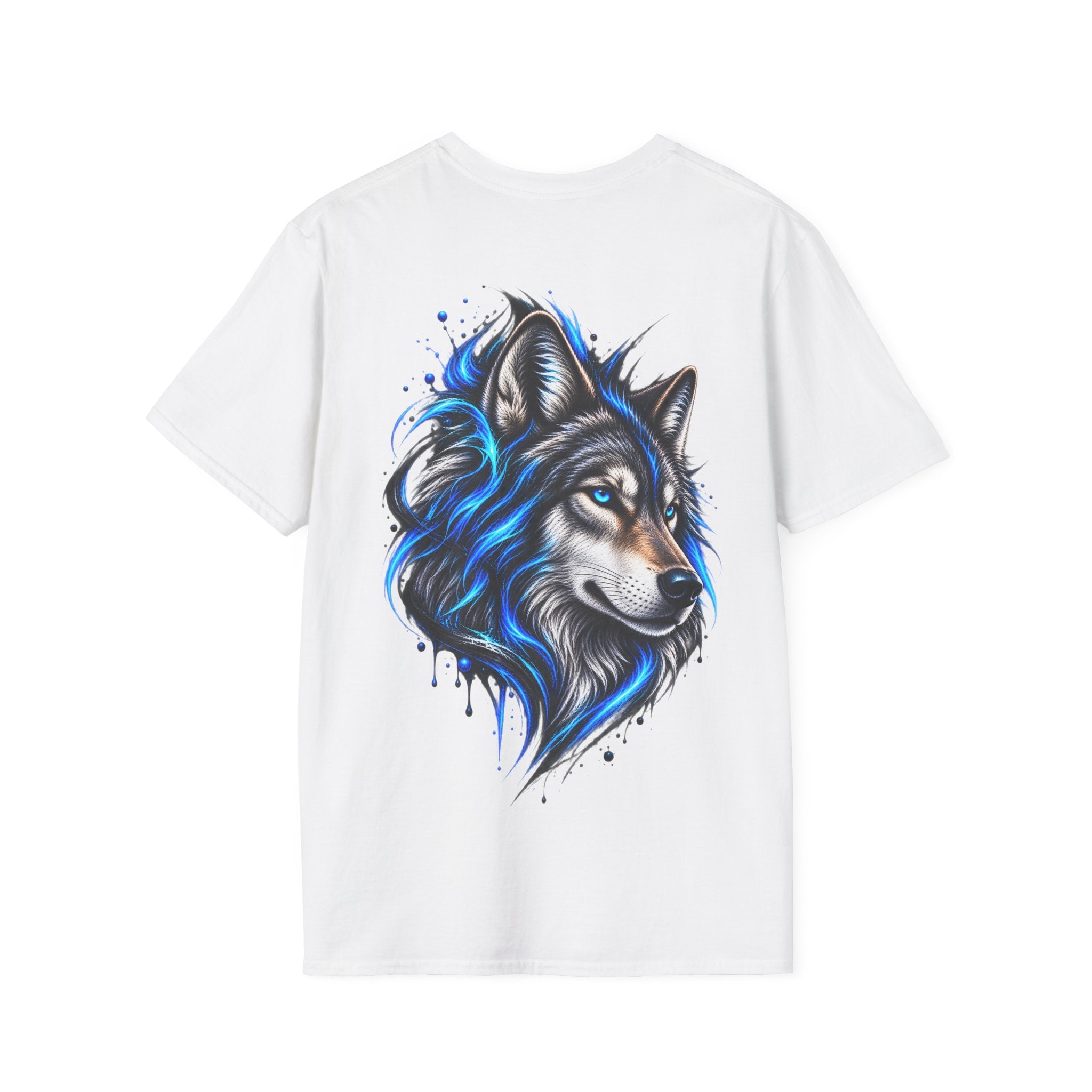 Camiseta Lobo Azul Místico - variante de color disponible