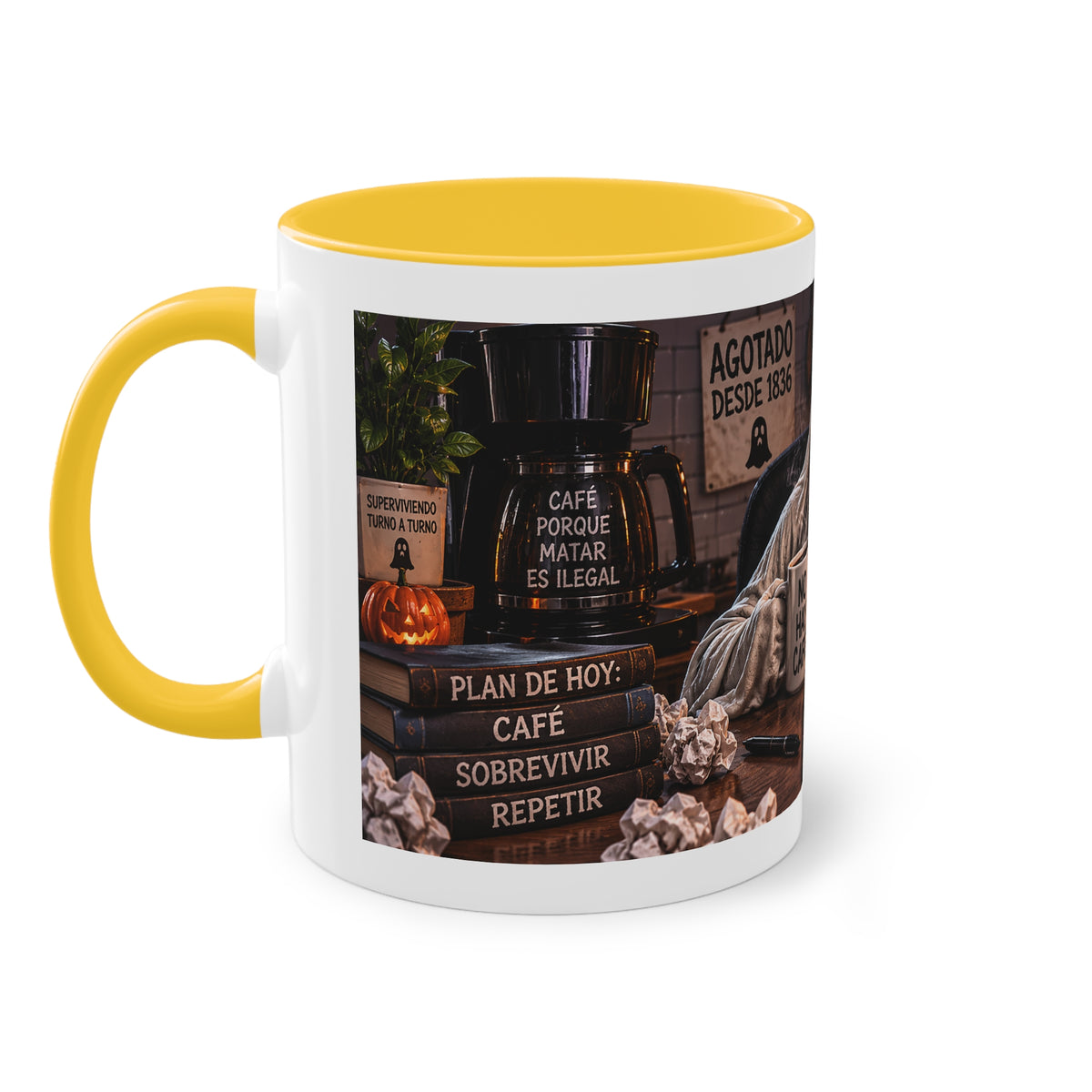 Taza No Hay Café de Halloween | Detallia