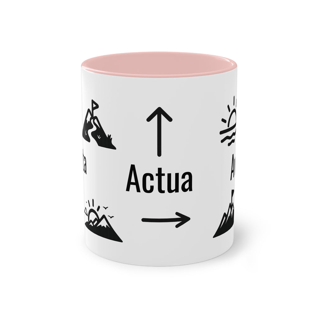 Taza "Acepta, Actúa, Avanza" | Detallia
