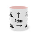 Taza "Acepta, Actúa, Avanza" | Detallia