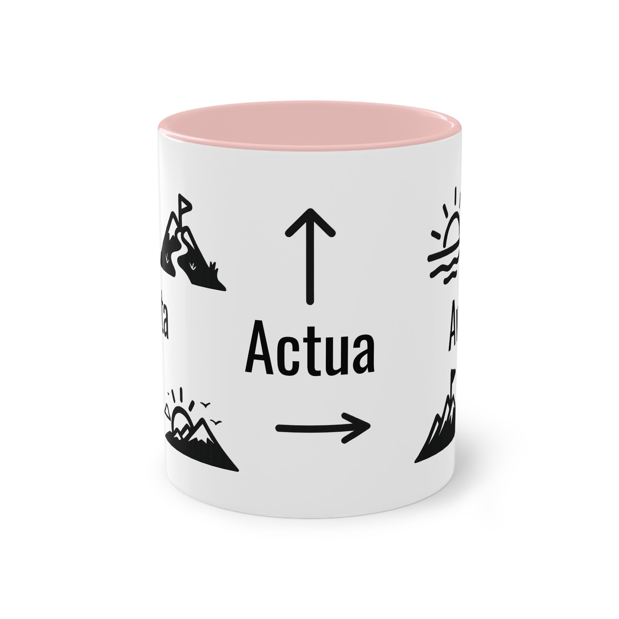 Taza "Acepta, Actúa, Avanza" | Detallia