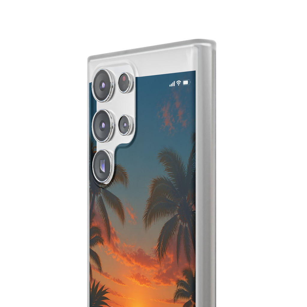 Funda Móvil Llamada Atardecer Tropical | Detallia