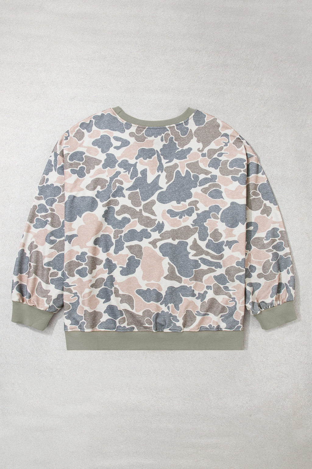 Sudadera Curvy Camuflaje Multicolor | Detallia