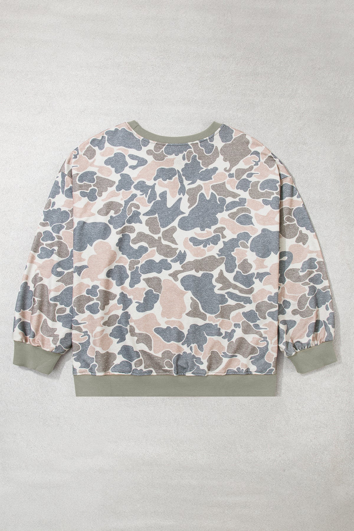 Sudadera Curvy Camuflaje Multicolor | Detallia