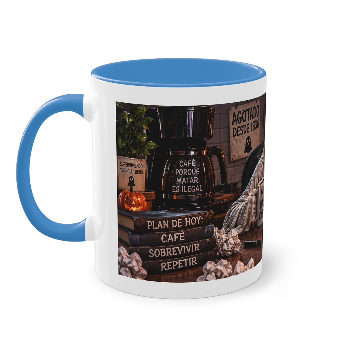 Taza No Hay Café de Halloween | Detallia