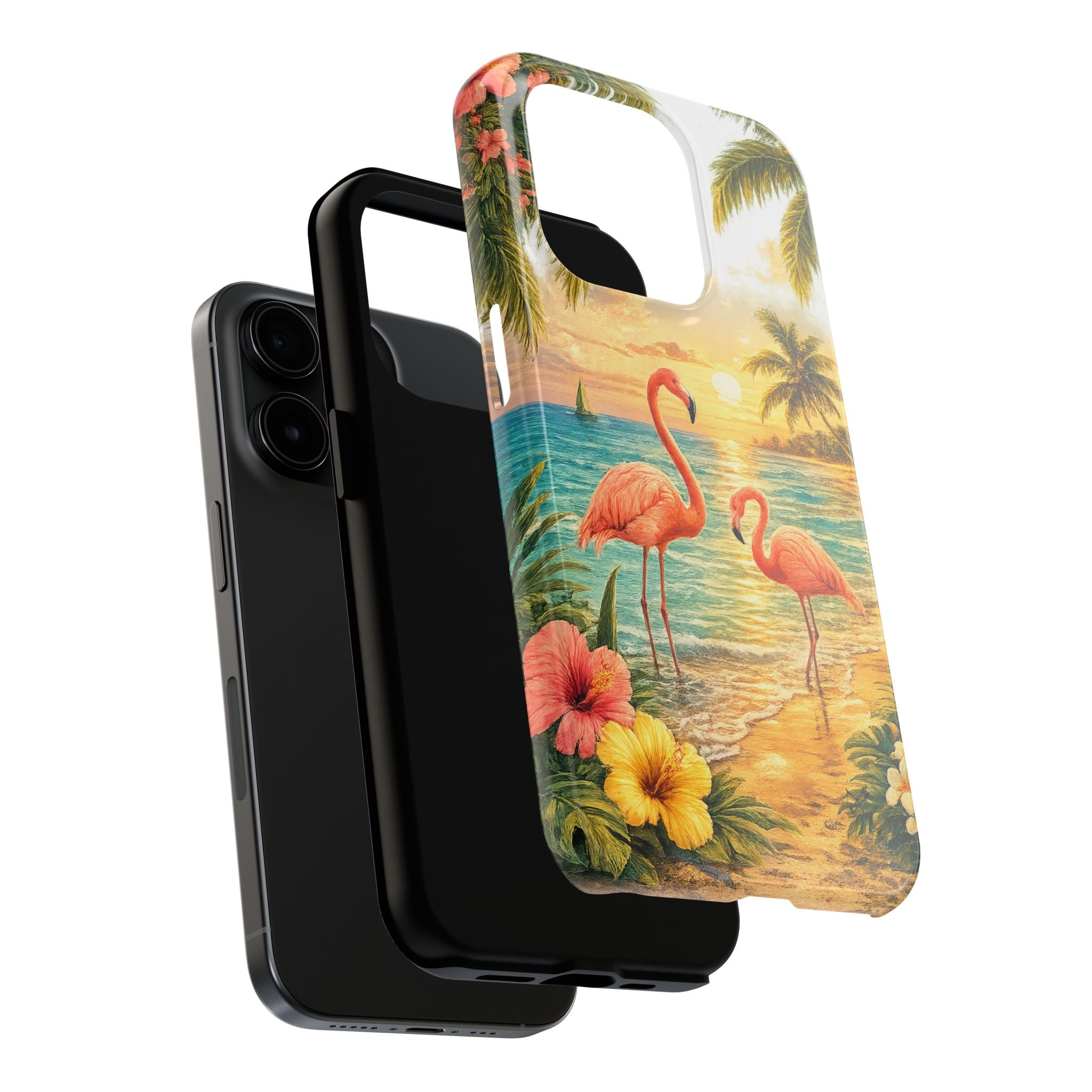 Funda Móvil Flamencos Tropical | Detallia