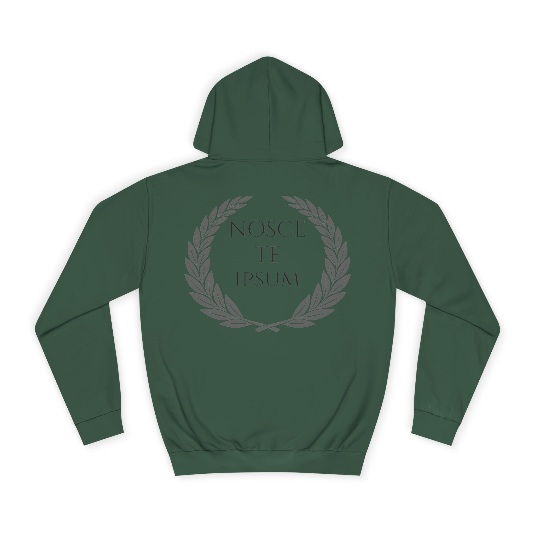 Sudadera Estoica "Nosce Te Ipsum" | Diseño Clásico con Corona de Laurel | Detallia